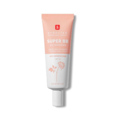 ERBORIAN Super BB - Crème soin couvrante ciblée anti-imperfections peaux acnéiques SPF20 - 40 ml