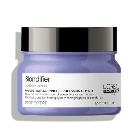 L'OREAL PROFESSIONNEL Serie Expert Blondifier
Masque professionnel Nutritif et illuminateur pour cheveux blonds ou méchés