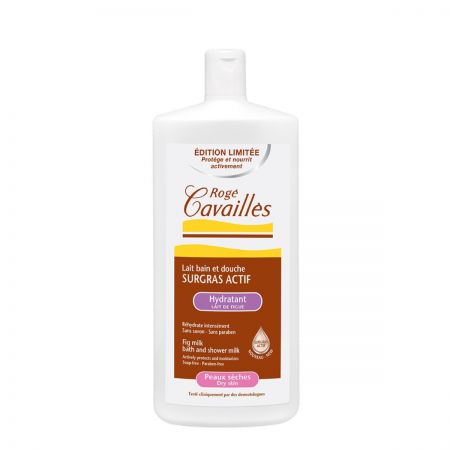 ROGÉ CAVAILLES Surgras Actif Lait bain et douche hydratant - Lait de figue peaux sèches.