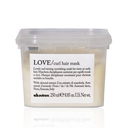 Love Curl Hair Mask Masque disciplinant nourrissant cheveux ondulés bouclés a8004608257158