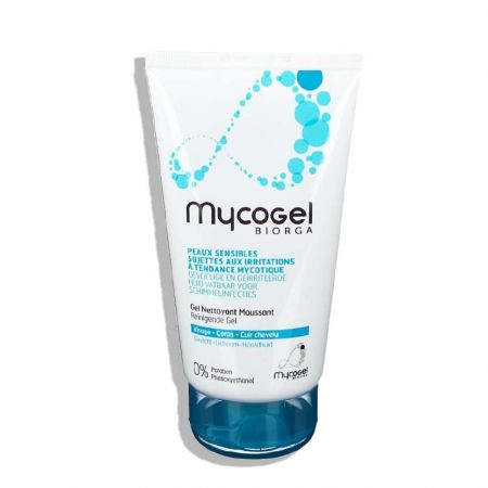 BIORGA Mycogel Gel Nettoyant Moussant Visage Corps Cuir Chevelu