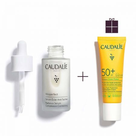 caudalie vinoperfect Sérum éclat anti-taches Crème solaire visage cau325-sea030a