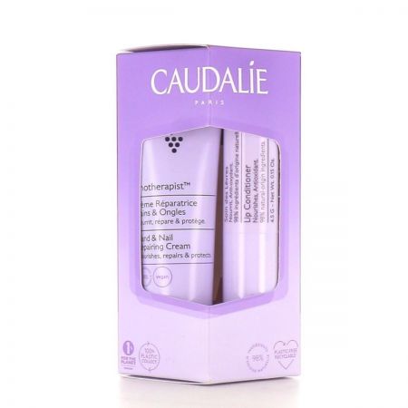 CAUDALIE Duo Vinotherapist Crème Réparatrice 30ml + Soin des Lèvres 30ml