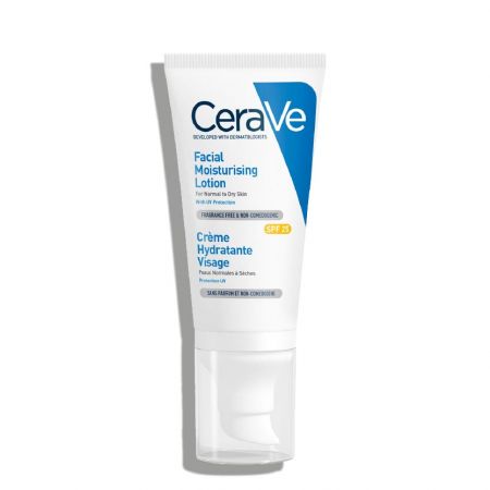 CERAVE Crème Hydratante Visage Peaux Normales Sèches SPF25