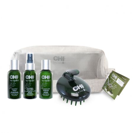  Tea Tree Oil Travel Kit Shamp  + Après-Shamp  + Scalp Spra chin07-tss3x1a