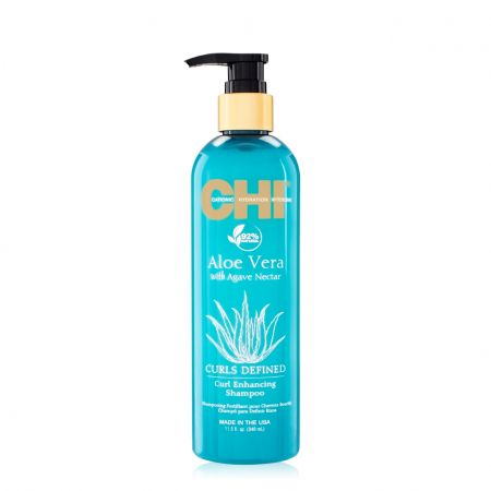  Aloe Vera Curl Enhancing Shampoo Shampooing Fortifiant Cheveux Bou chin08-sfc340