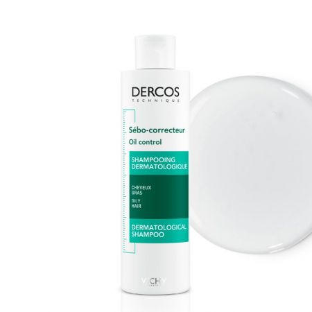 DERCOS Sébo-Correcteur Shampooing Traitant Cheveux Gras