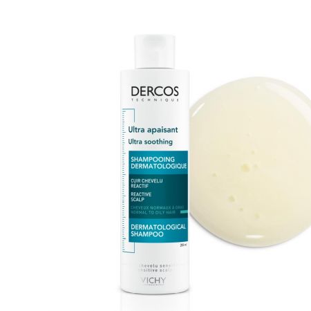 DERCOS Ultra-Apaisant Shampooing Cheveux Normaux Gras