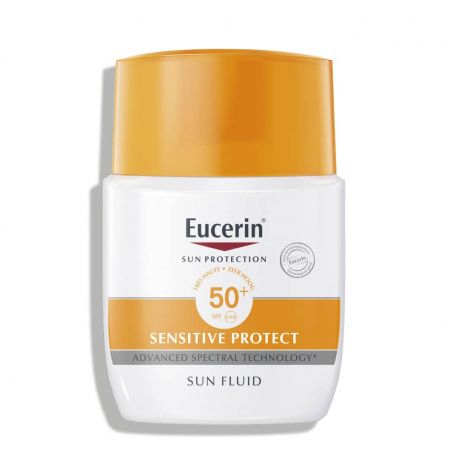 Fluide solaire matifiant SPF50+ pour peaux sensibles et grasses - 50ml