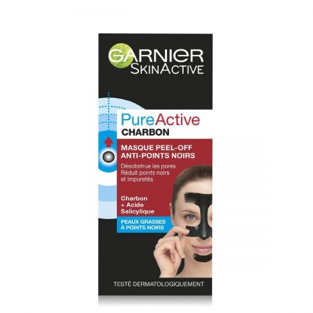 garnier PureActive Charbon Masque Pell-Off Anti-Points Noirs garp08-mpp050