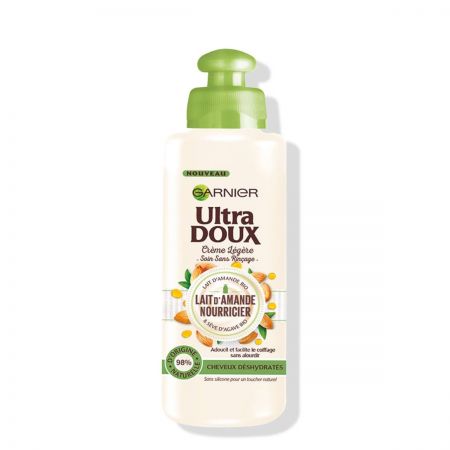 garnier Ultra Doux Crème Légère Sans Rinçage au Lait d'Amande garp09-clr200