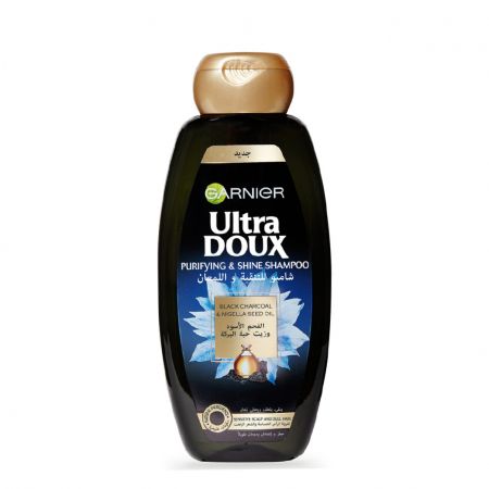 garnier Ultra Doux Shampooing charbon noir huile de nigelle garp11-spi200