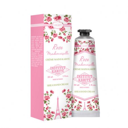 institut karite rose mademoiselle creme mains hydratante et nourrissante