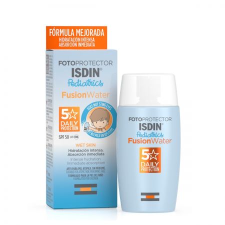 isdin foto protector fusion water pediatrics ecran solaire enfants spf 50 isdn86-eep050