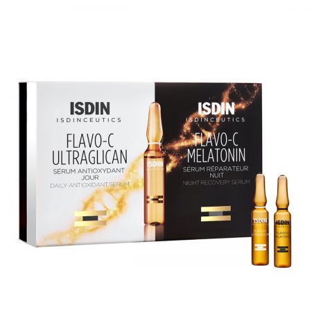 Sérum anti-oxydant jour 10 ampoules de 2ml + Sérum réparateur nuit 10 ampoules de 2ml