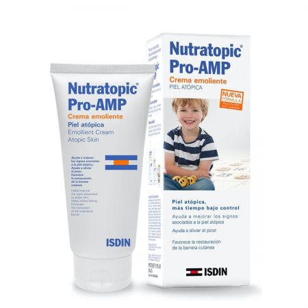 isdin Nutratopic Pro-AMP creme emolliente pour peaux atopiques