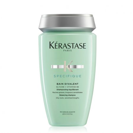 KERASTASE Spécifique Bain Divalent Shampooing équilibrant, racines grasses, longueurs sensibilisées - ker564-ser250