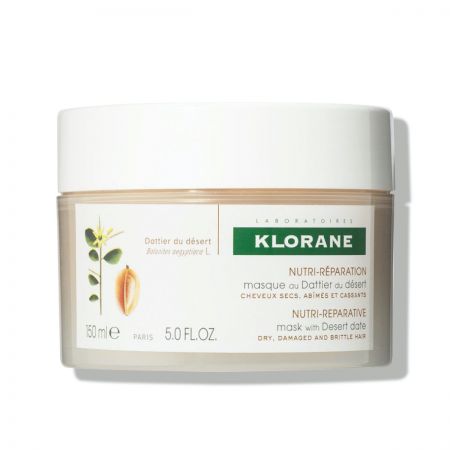 klorane Dattier Du Désert Masque nutri-réparation cheveux secs abîmés cassants klor05-mnr150