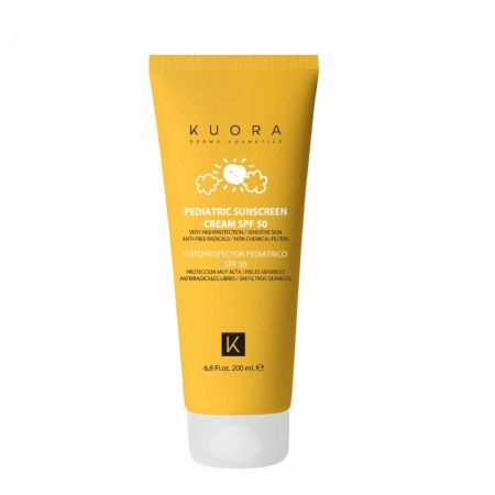 KUORA Pediatric Sunscreen - Crème solaire haute protection pour enfants SPF50 - 200 ml