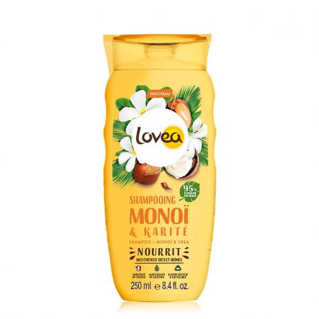 LOVEA Monoï & Karité
Shampooing nourrissant pour cheveux secs et abîmés