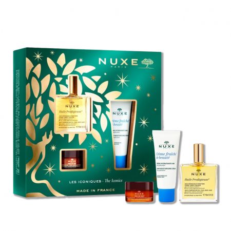 Coffret huile prodigieuse sèche multi-fonctions 50ml + Crème fraîche de beauté 30ml + Rêve de miel 15g