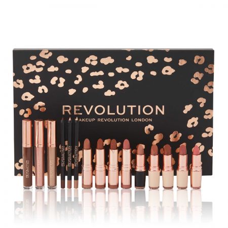 Coffret rouges à lèvres x9 + Crayon à lèvres et rouge à lèvres liquide x3