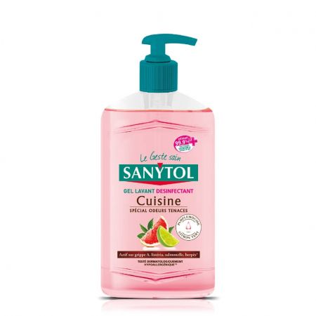 SANYTOL Gel Lavant Désinfectant Savon liquide cuisine