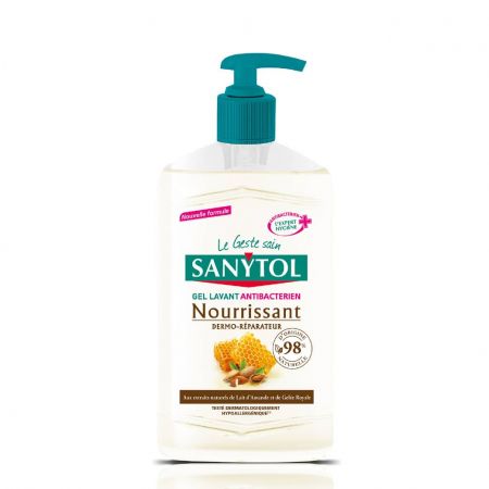 Sanytol Gel Lavant Désinfectant Savon liquide nourrissant 