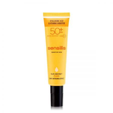 SENSILIS Sun Secret Ecran Solaire Fluide Invisible Anti-âge SPF50+