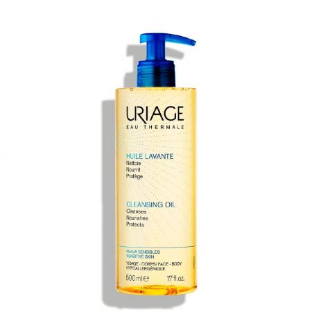 URIAGE Huile Lavante Nourrissante Peaux Sensibles Visage Corps