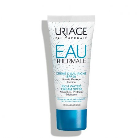 URIAGE Eau Thermale Crème d'Eau Riche Nourrissante Protectrice SPF20