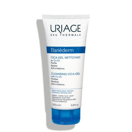 URIAGE Bariéderm Cica-Gel Nettoyant Peaux Fragilisées