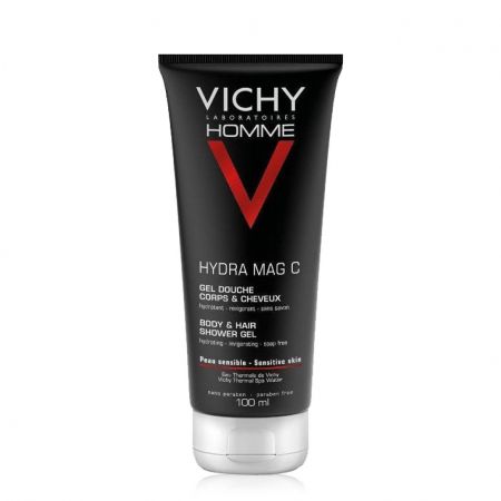 VICHY HOMME Hydra Mag C Gel douche corps cheveux hydratant peaux sensibles