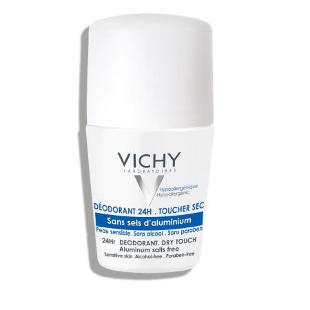 VICHY Déodorant 24h Toucher Sec Sans sels aluminium peaux sensibles