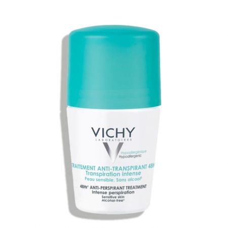 VICHY Traitement Anti-Transpirant 48h Déodorant anti-transpiration intense peau sensible